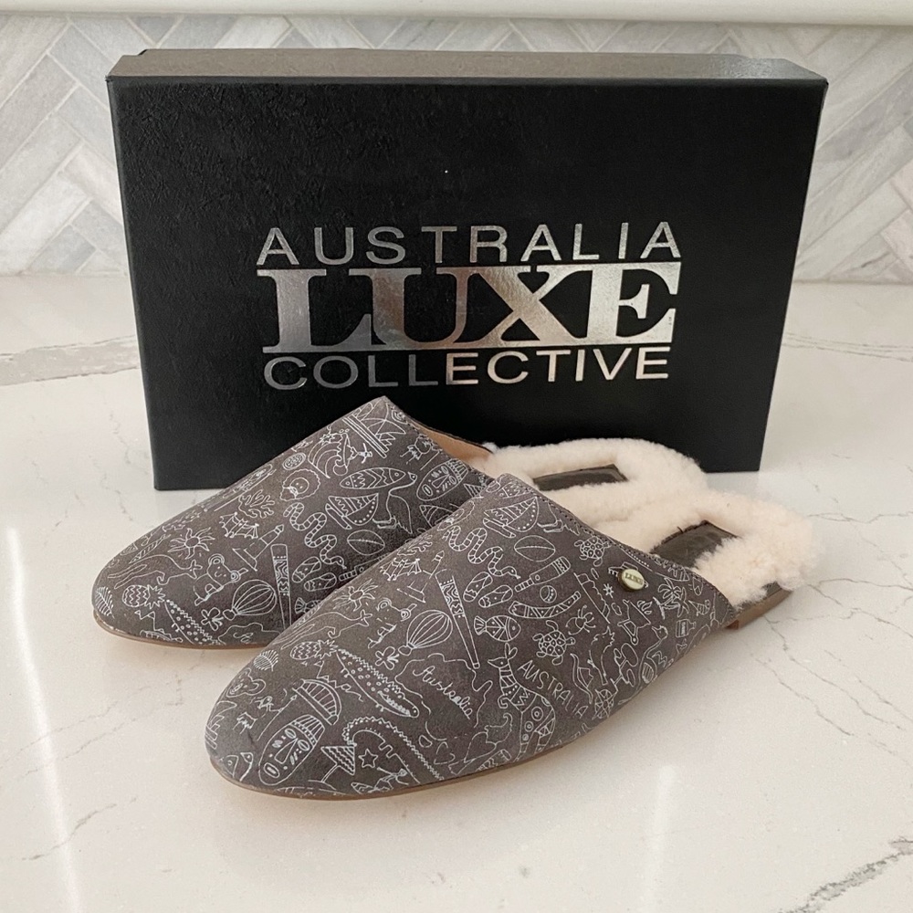 Australian Luxe Collective Marcos Genuine Shearling Mule In Beva
